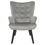 Voir la diapositive 3 : The Home Deco Factory Fauteuil de salon en velours côtelé Giulia