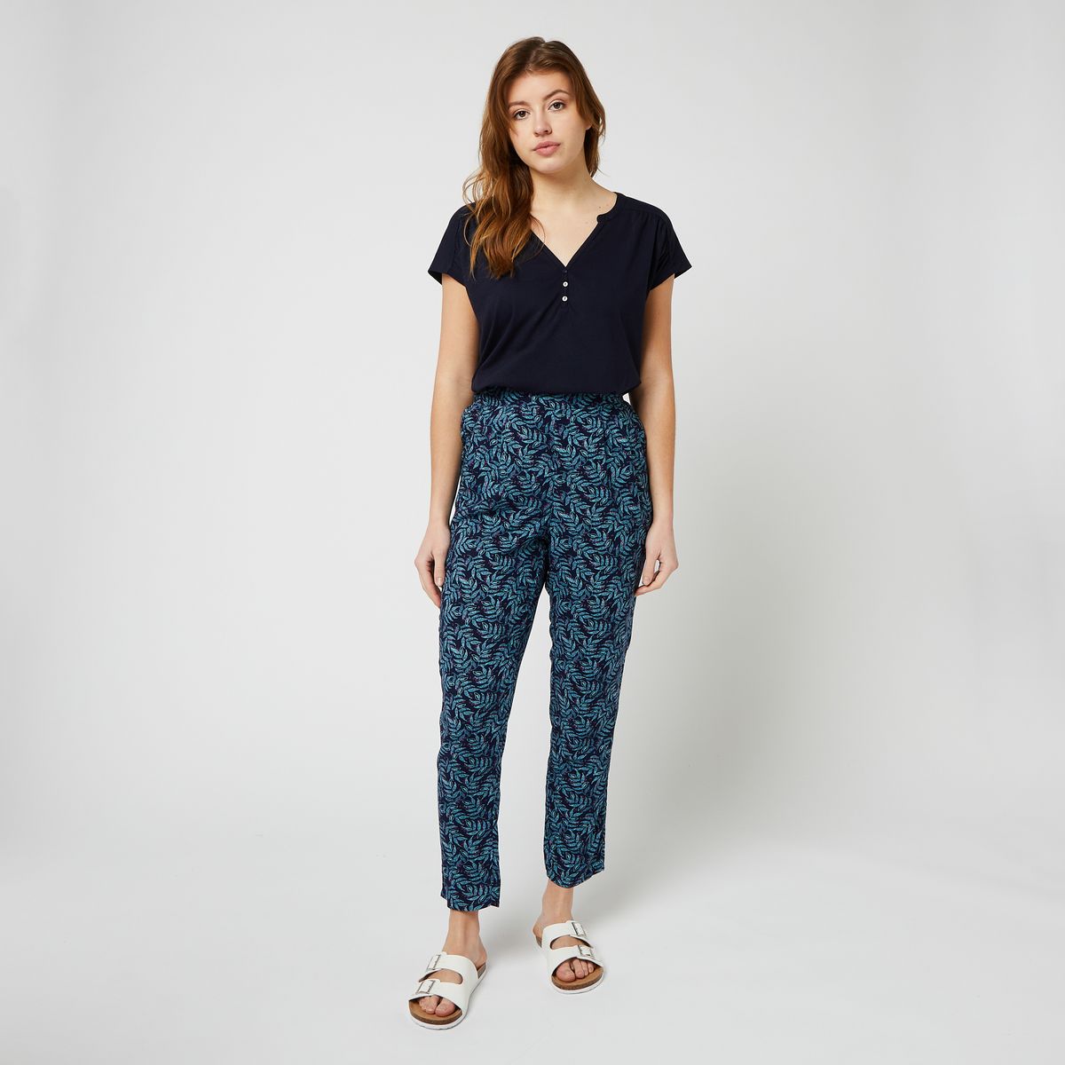 INEXTENSO Pantalon Marine femme