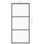 Voir la diapositive 6 : VIDAXL Porte coulissante Verre ESG et aluminium 90x205 cm Noir