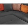 Voir la diapositive 3 : LISA DESIGN Rune - canapé d'angle gauche - 4 places - avec pouf d'appoint - en tissu bouclette