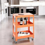 Voir la diapositive 5 : Paris Prix Desserte de Cuisine 3 Niveaux  Coppa  75cm Orange