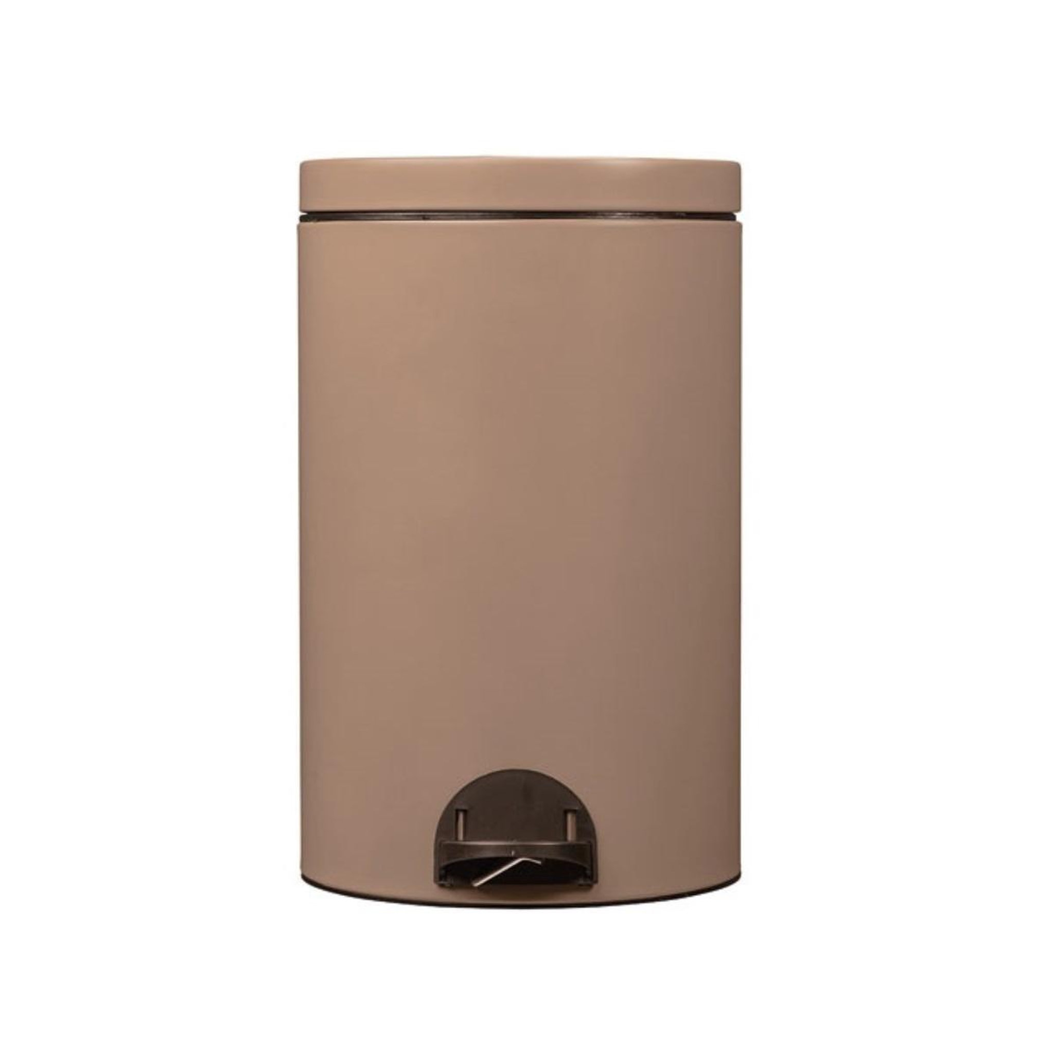 Voir la diapositive 2 : Rossignol Poubelle à pédale 20 l marron - 90248