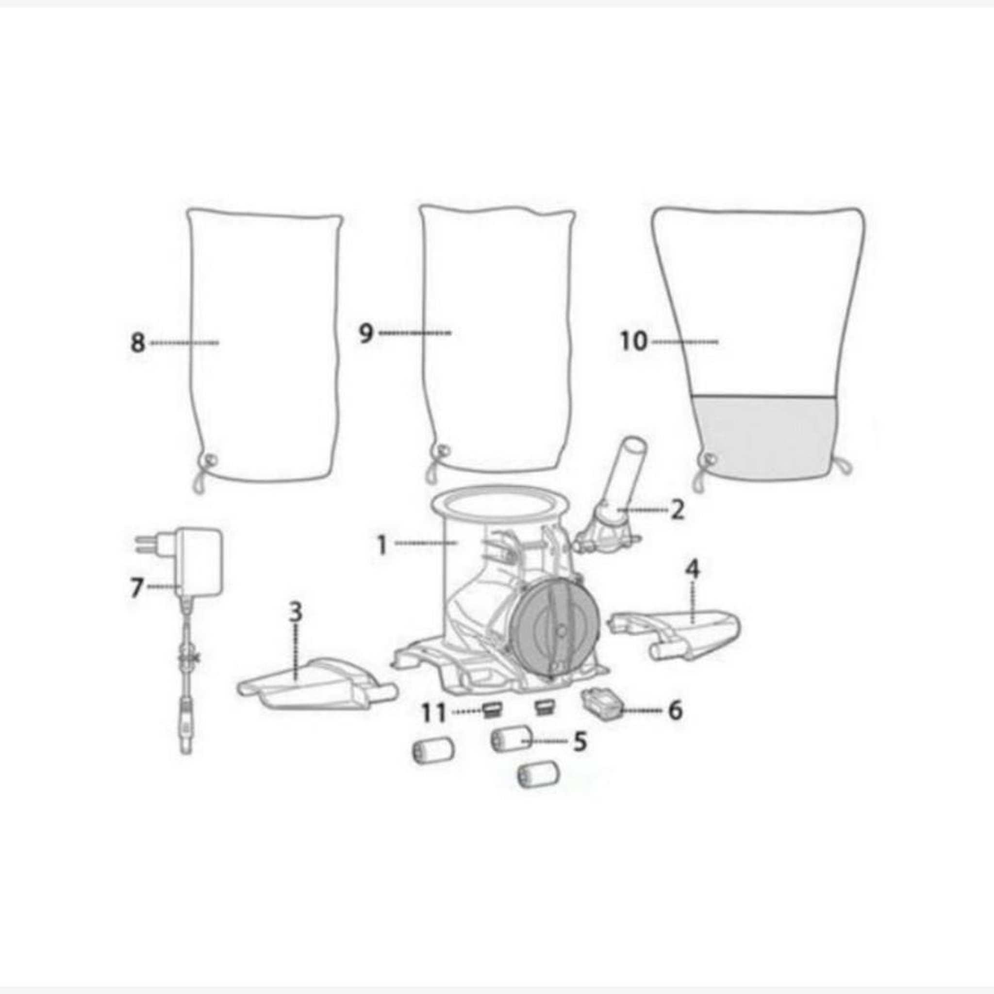 Voir la diapositive 2 : Kokido Sac filtrant standard pour vektro xl et tesla 90 - ev90-06-001/22