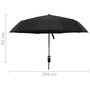 Voir la diapositive 6 : VIDAXL Parapluie pliable automatique Noir 104 cm