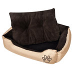 VIDAXL Lit chaud pour chiens avec coussin rembourre Taille XL