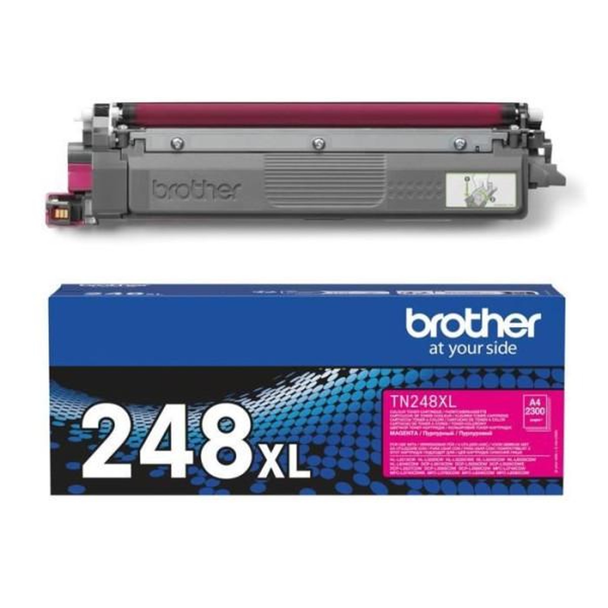 Voir la diapositive 4 : Brother Toner tn248xlm magenta