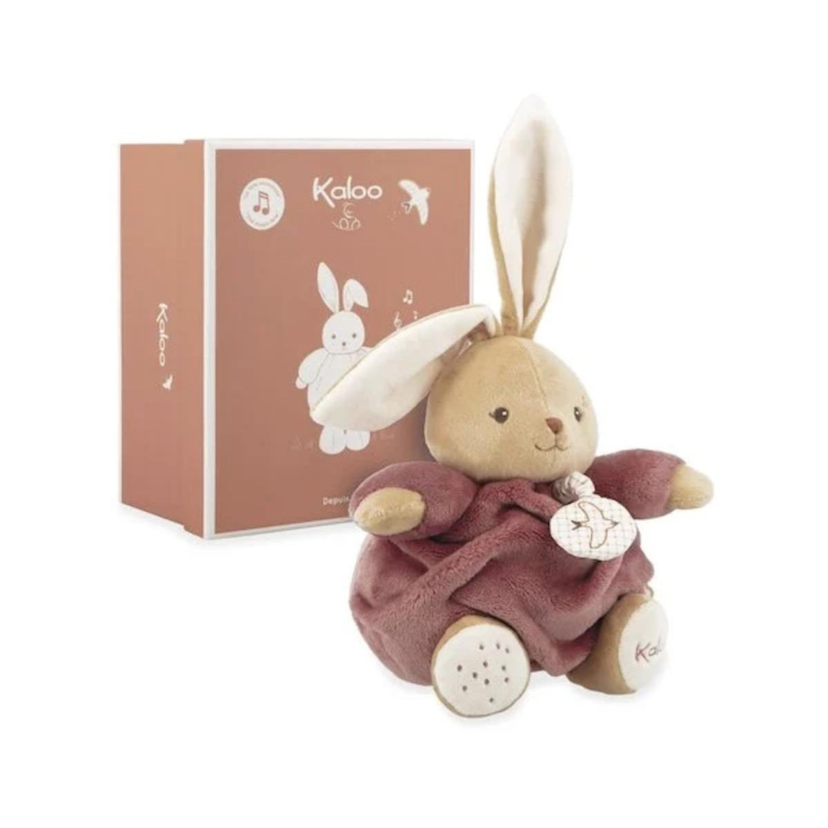 Kaloo Patapouf le lapin bordeaux musical