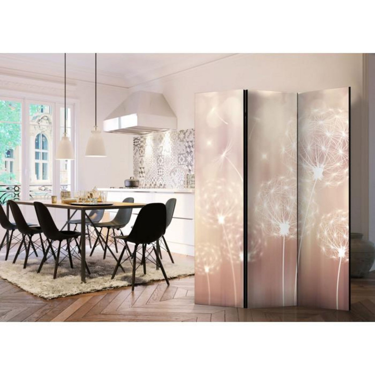 Paris Prix Paravent 3 Volets  Summer Games  135x172cm