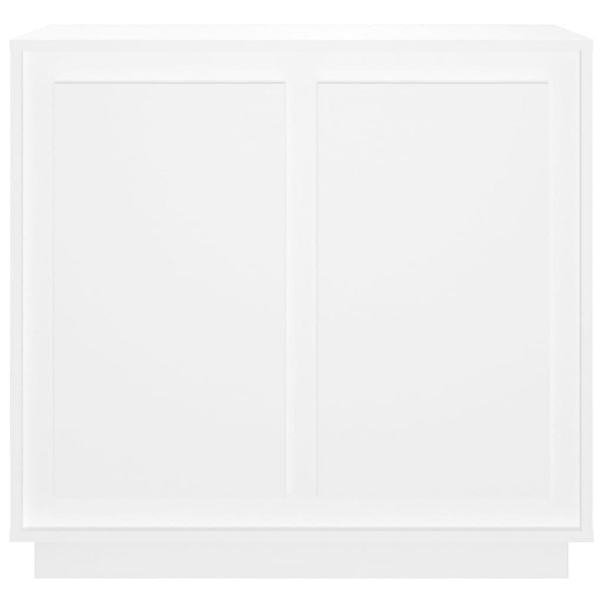 VIDAXL Buffet blanc 80x34x75 cm bois d'ingenierie