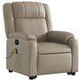 Voir la diapositive 4 : VIDAXL Fauteuil inclinable de massage electrique cappuccino similicuir