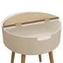 Voir la diapositive 3 : Paris Prix Table d'Appoint & Coffre  Iowa  54cm Naturel