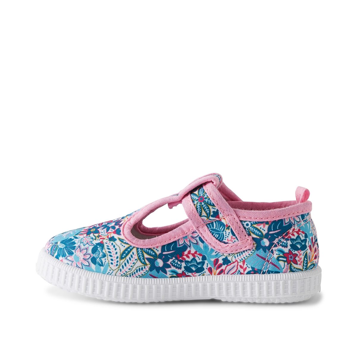 INEXTENSO Baskets en toile à fleurs bébé fille