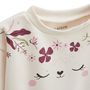 Voir la diapositive 3 : Petit Béguin Robe enfant en molleton Mila