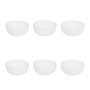 Voir la diapositive 1 : SECRET DE GOURMET Lot de 6 Bols  Mathilde  15cm Blanc