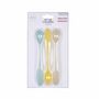Voir la diapositive 2 : Paris Prix Set de 3 Cuillères Bébé  Souple  16cm Multicolore