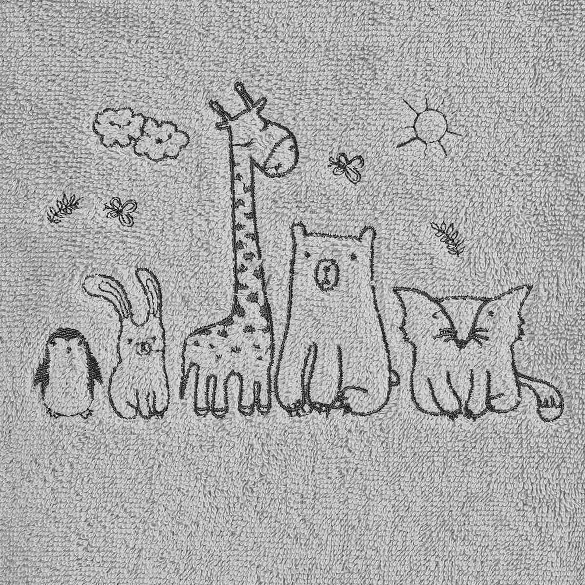 Voir la diapositive 2 : Sensei Maison Ensemble enfant 1 serviette de toilette + 1 drap de bain BABY JUNGLE