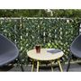 Voir la diapositive 4 : NATURE Treillis extensible en osier avec feuillage PE Troène de Californie 180 x 90 cm - Nature