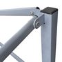 Voir la diapositive 4 : VIDAXL Tente de reception pliable avec 2 parois 2x2 m Acier Anthracite