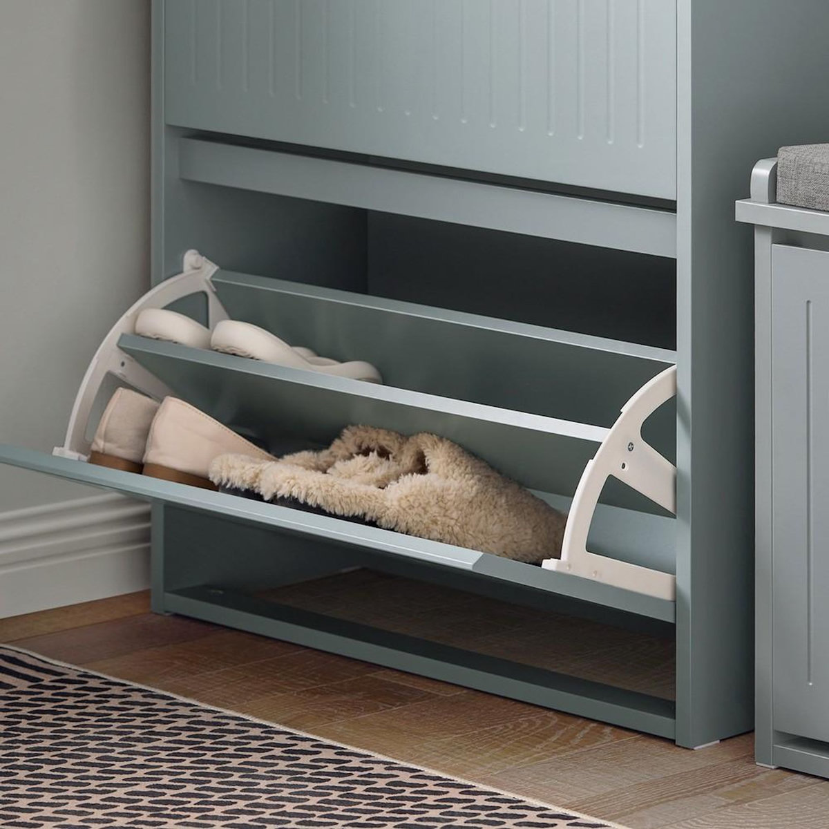 SOBUY SoBuy - Meuble À Chaussures avec un tiroir - Nordique - FSR165