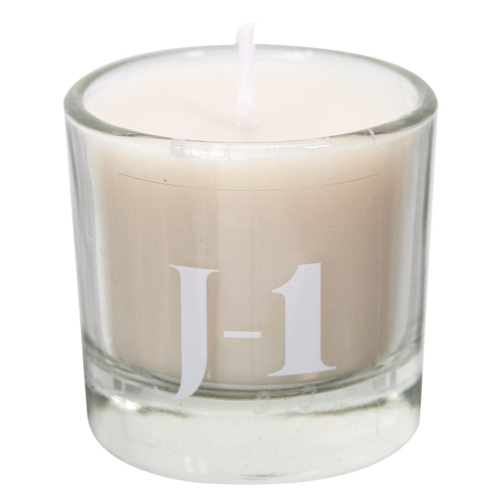 Voir la diapositive 6 : The Home Deco Factory Calendrier de l'avent bougie  après  4cm blanc