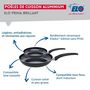 Voir la diapositive 4 : ELO Ensemble de 2 Poêles de cuisson 20 et 28 cm et 3 faitouts 12, 14 et 16 cm Elo Prima Brillant