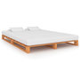 Voir la diapositive 1 : VIDAXL Cadre de lit de palette sans matelas 140x200 cm bois massif