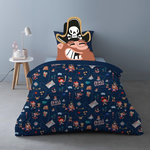 Dourev Housse de couette 140x200 Sparrow + 1 taie 100% coton