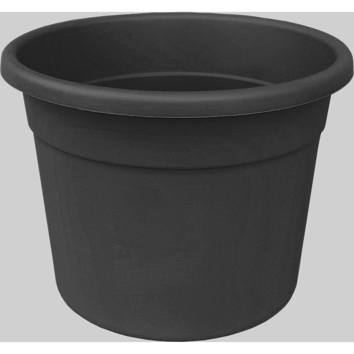 GARDENSTAR Pot en plastique droit - D40cm H30cm - Noir