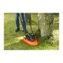 Voir la diapositive 2 : Black et Decker BLACK + DECKER Tondeuse electrique sur coussin dair 30cm - 1200 W - 6 lames -  BEMWH551-QS