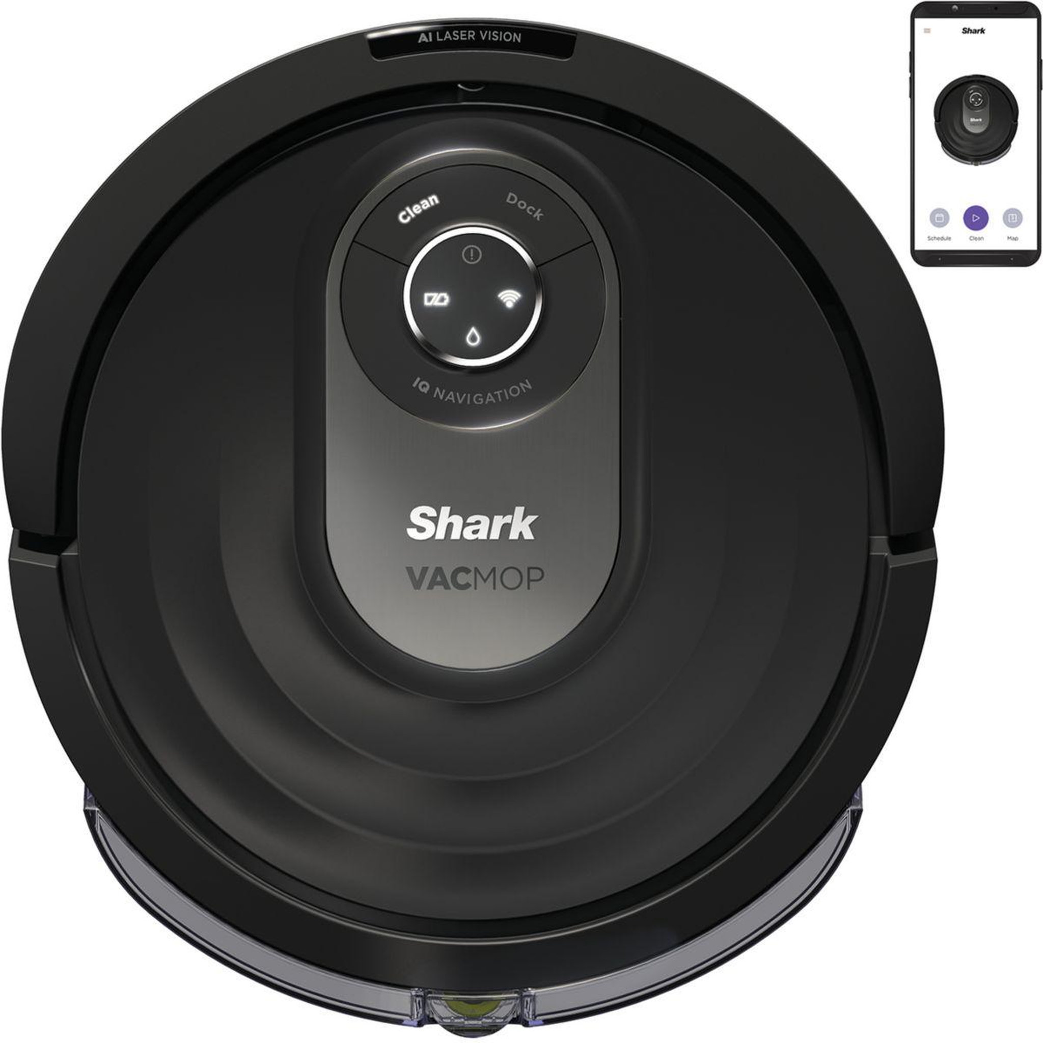 Voir la diapositive 1 : Shark Robot Aspirateur Laveur RV2001WDEU