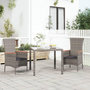 Voir la diapositive 1 : VIDAXL Chaises de jardin avec coussins lot de 2 Resine tressee Gris
