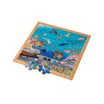 EDUCO Puzzle en Bois - vie sous-marine (49pieces) - jeu Montessori
