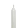 Voir la diapositive 2 : ATMOSPHERA Lot de 4 Bougies Bâton  Satin  25cm Blanc