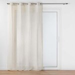 Paris Prix Rideau Voilage à Œillets  Aline  140x240cm Beige