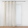 Voir la diapositive 1 : Paris Prix Rideau Voilage à Œillets  Aline  140x240cm Beige