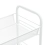 Voir la diapositive 5 : VIDAXL Chariot de cuisine a 5 niveaux Blanc 46x26x105 cm Fer