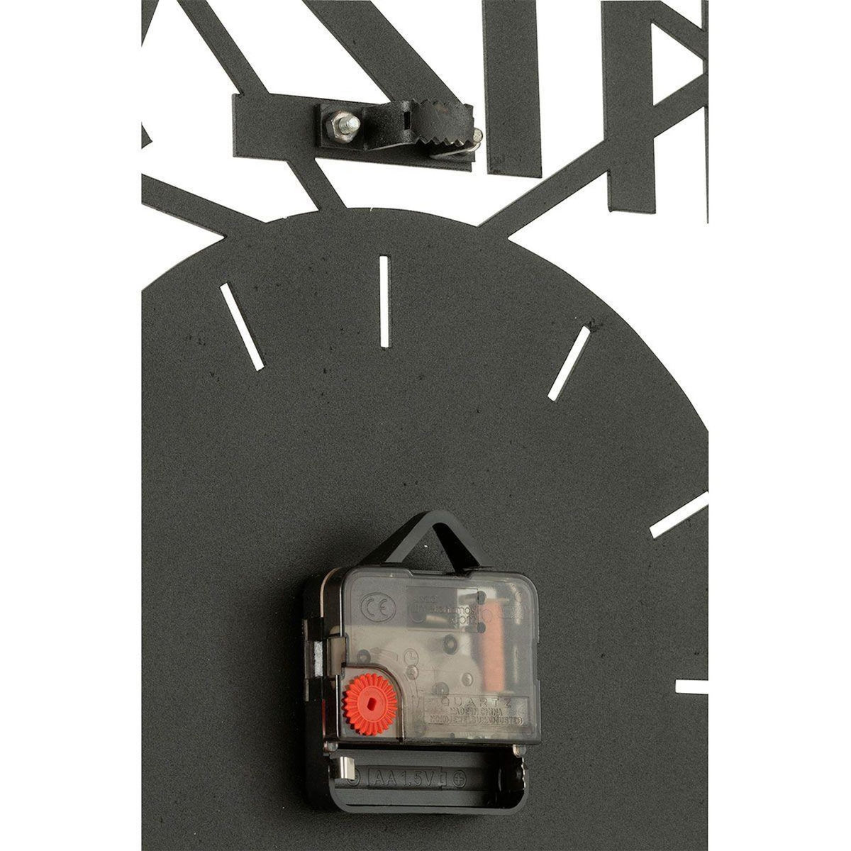 Paris Prix Horloge Murale en Métal  Chiffres  48cm Noir