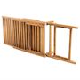 Voir la diapositive 3 : VIDAXL Chaise longue Bois de teck solide