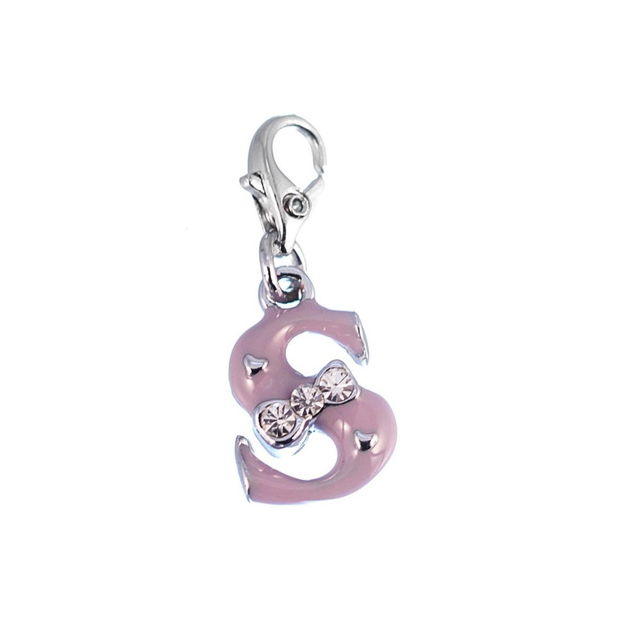 SC CRYSTAL Charm Lettre S violet SC Crystal