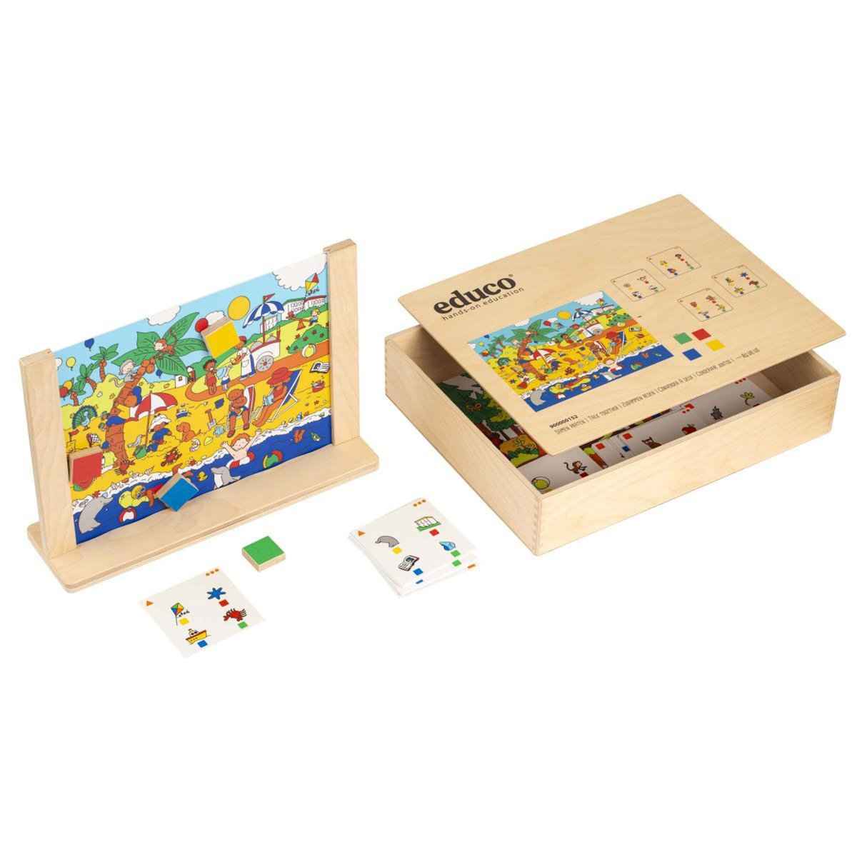 EDUCO Apprendre les langues - Converser à deux - jeu Montessori