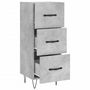 Voir la diapositive 5 : VIDAXL Buffet Gris beton 34,5x34x90 cm Bois d'ingenierie