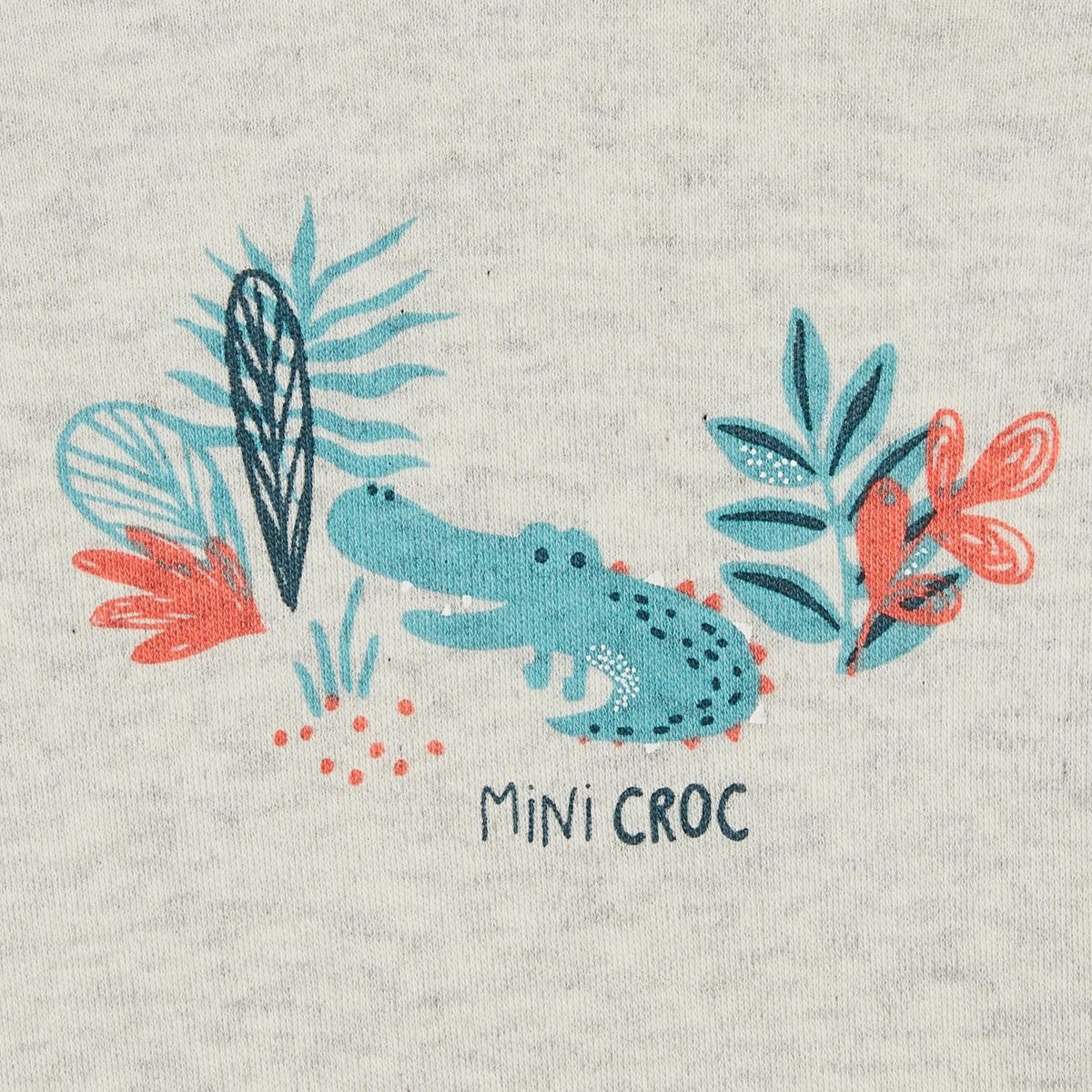 IN EXTENSO Lot de 3 bodies manches courtes bébé garçon crocodile