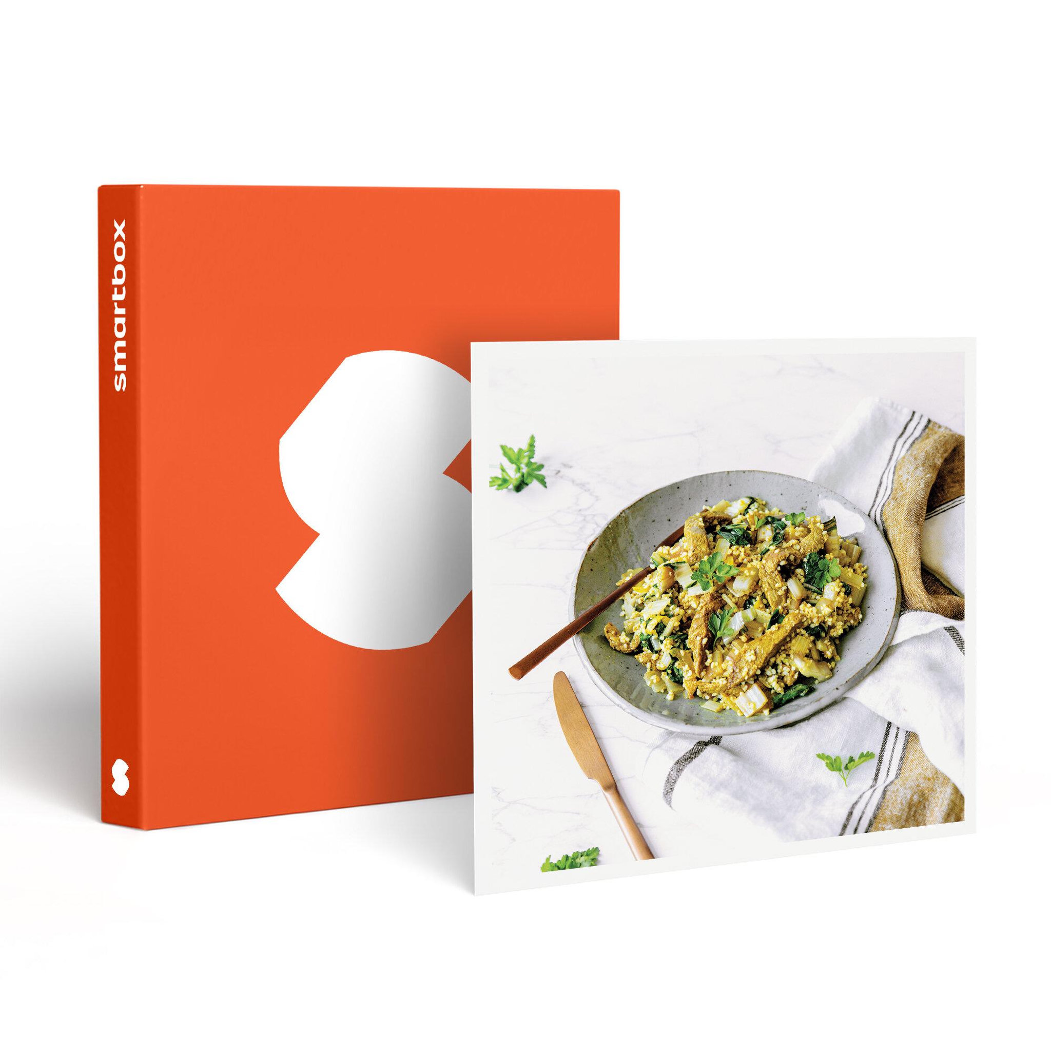 Smartbox Panier à cuisiner recettes et cabas pour 2 personnes avec 4 délicieuses recettes - coffret cadeau gastronomie