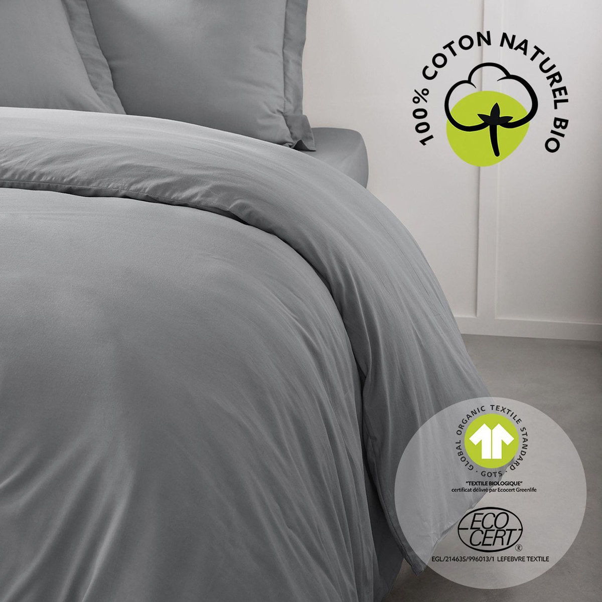 Today Housse de couette 2 places - 100% coton BIO