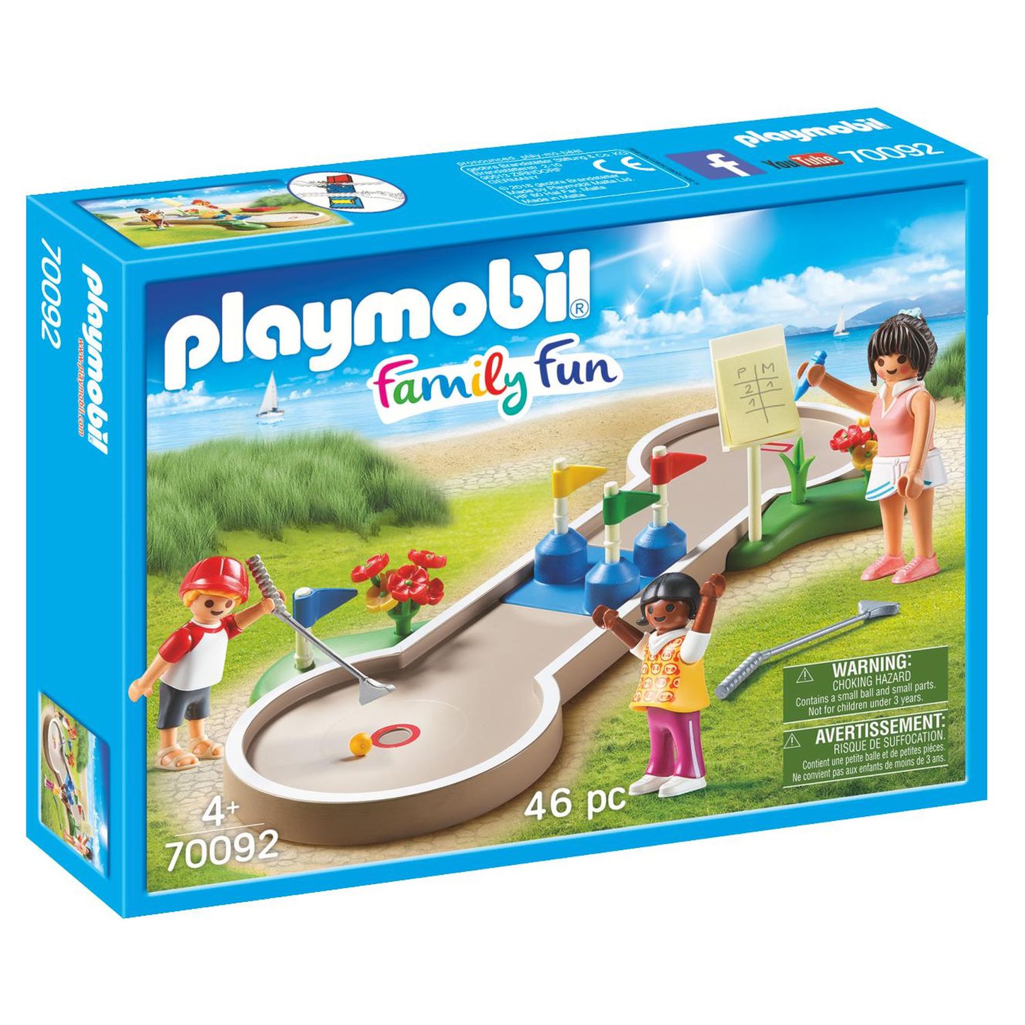 Voir la diapositive 1 : PLAYMOBIL  70092 - Family Fun - Mini-golf