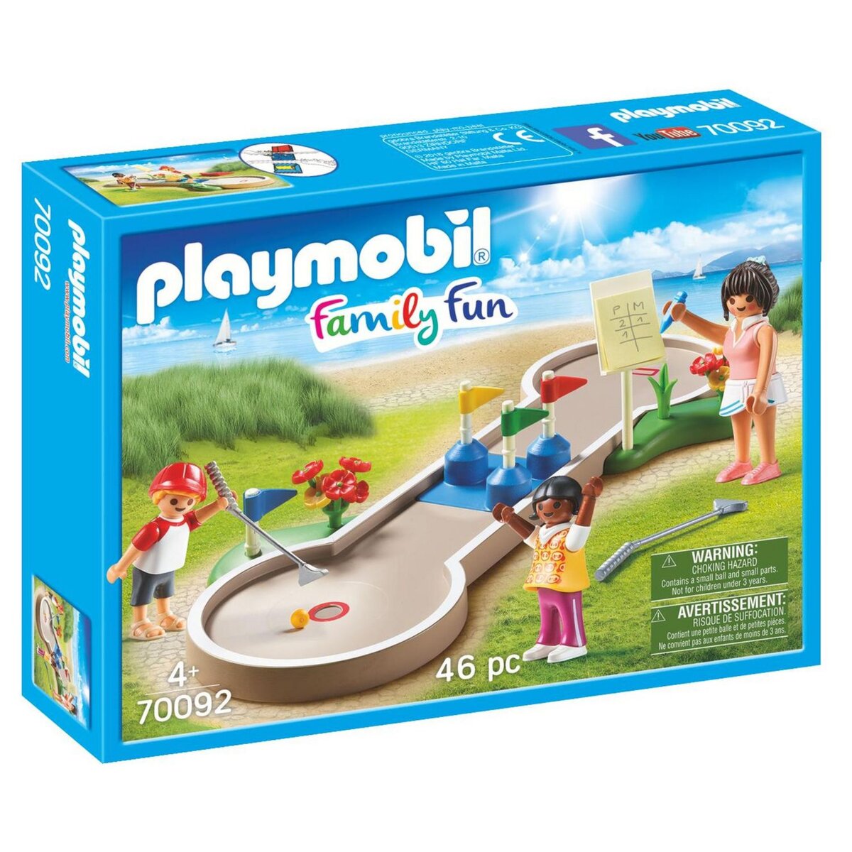 PLAYMOBIL 70092 - Family Fun - Mini-golf pas cher 