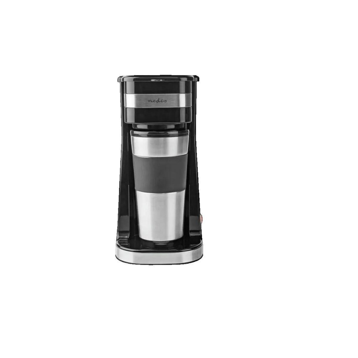 NEDIS Cafetière Nedis KACM300FBK compacte avec mug isotherme