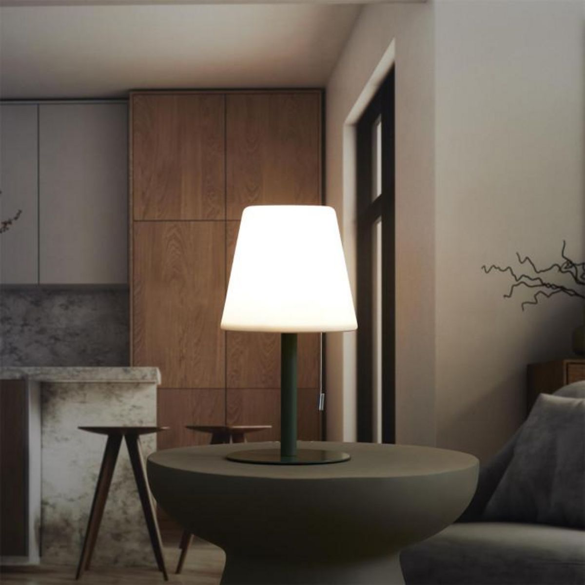 Paris Prix Lampe à Poser Intérieur & Extérieur  LED  30cm Vert