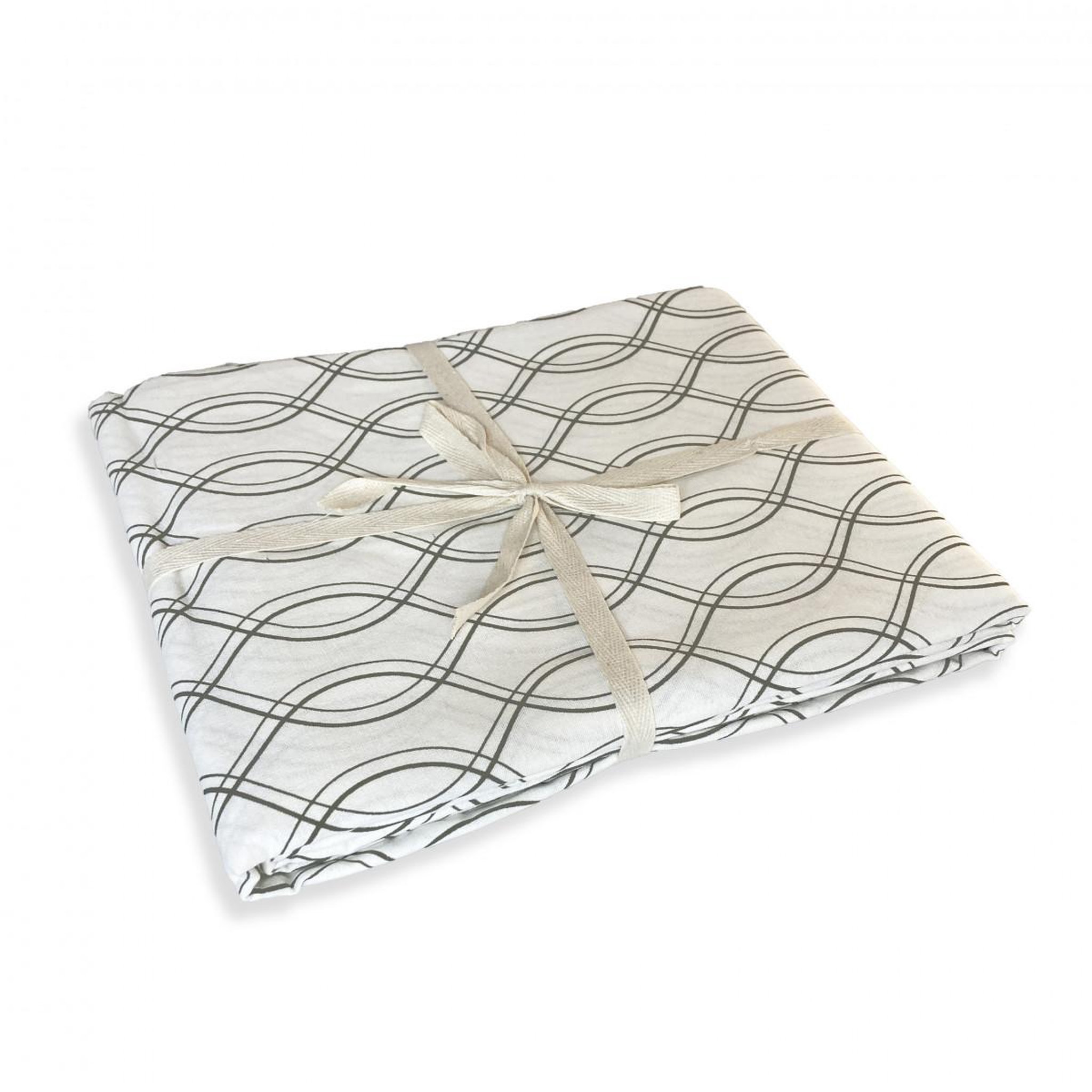 Voir la diapositive 4 : FUTURE HOME Nappe carrée anti-taches déperlante géométrique 140x140cm vogue