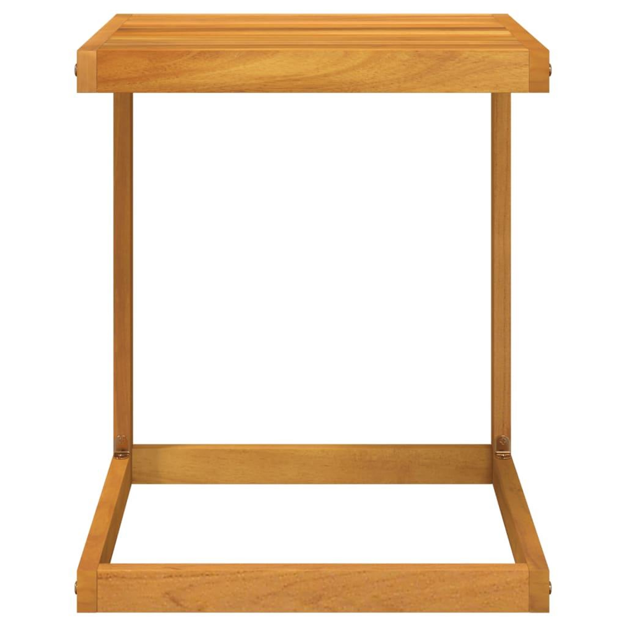 Voir la diapositive 6 : VIDAXL Vidaxl vidaxl table en forme de C 42 x 42 x 40 cm cm bois massif d'acacia